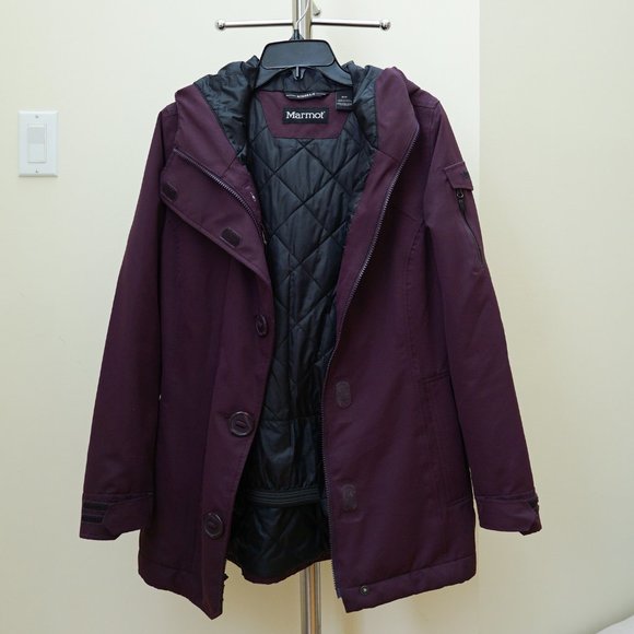 COPY - Slim Fit Active Marmot Rain Coat - Longer Style - Picture 2 of 6